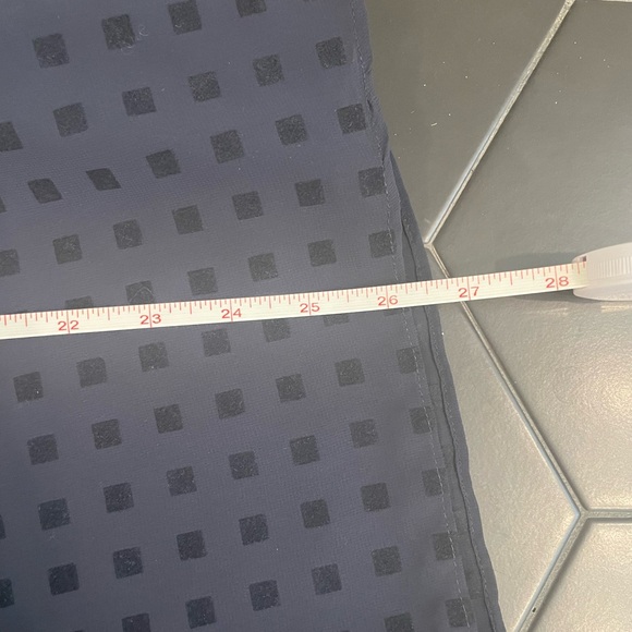 SHOSHANNA Strapless Blue Dress Pattern Flowy Navy size 2 - Picture 6 of 8